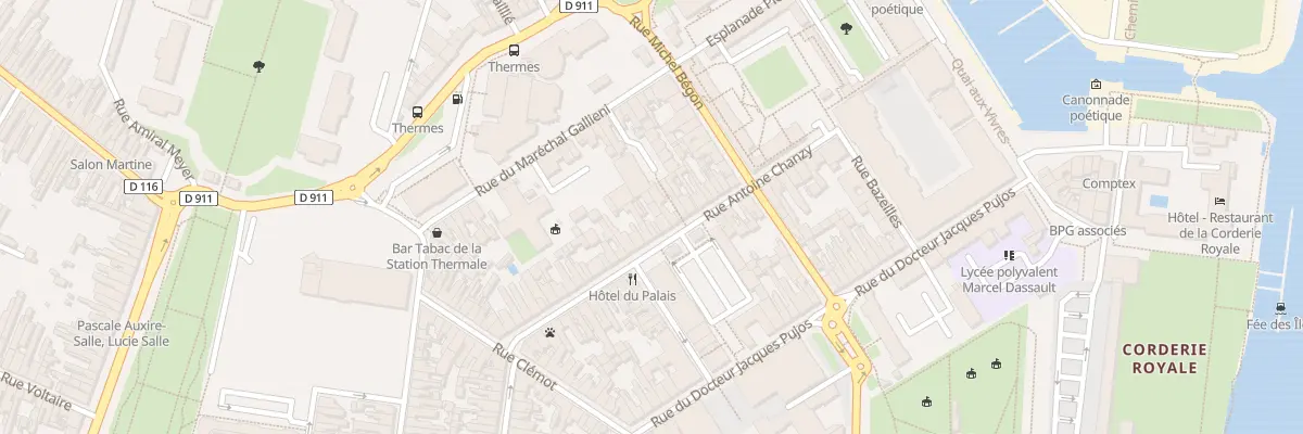 Plan du 19 Rue Chanzy à Rochefort
