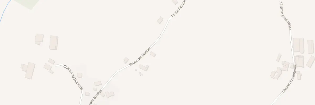 Plan du 1022 Rte des Barthes à Domezain-Berraute