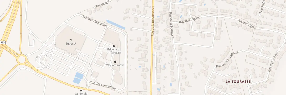 Plan du 25 Rue de la Renaissance à Échillais
