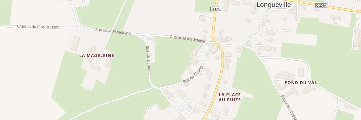 Plan du 6 Rue de la Madeleine à Longueville