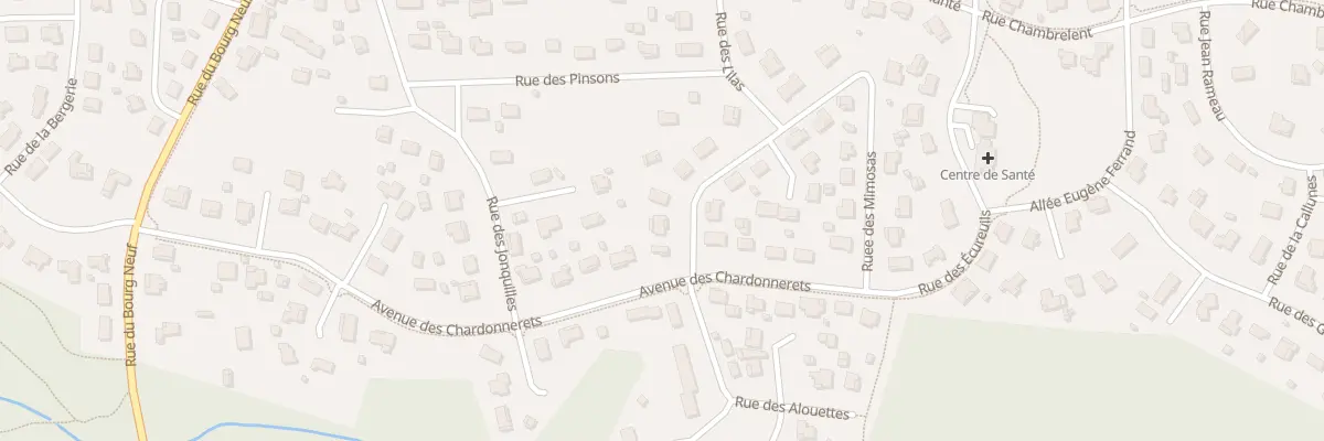 Plan du 1 Rue des Violettes à Ychoux