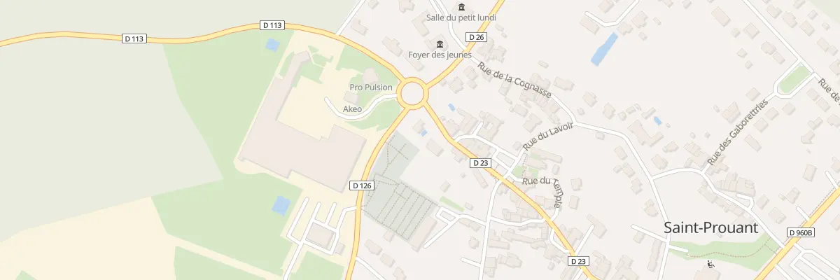 Plan du 25 Rue georges clemenceau à Saint-Prouant