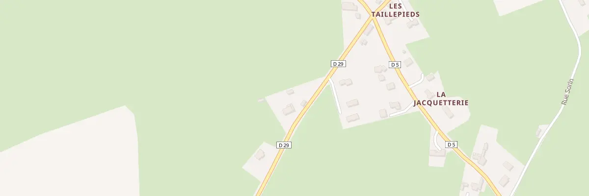 Plan du 5058 Les Taillepieds à Bricqueville