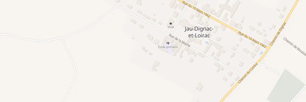 Plan du 24 Rue de la Mairie à Jau-Dignac-et-Loirac