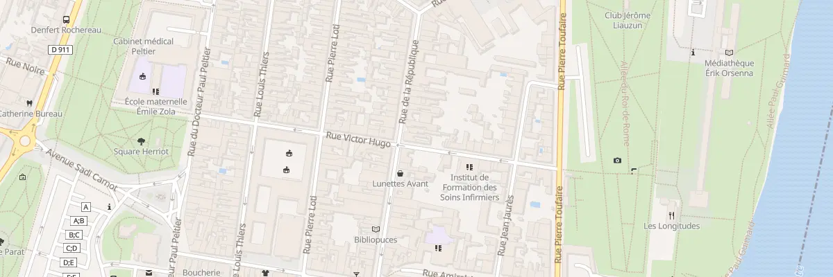 Plan du 36 Rue de la Republique à Rochefort