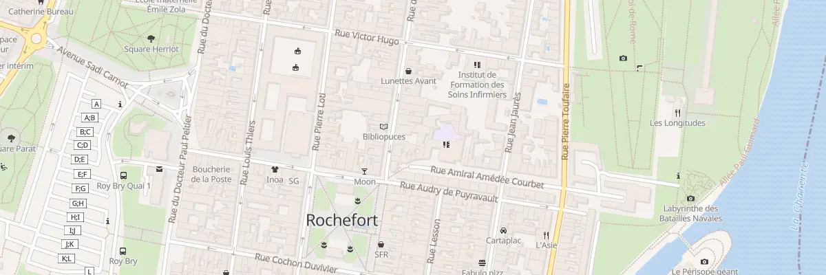 Plan du 56 Rue de la Republique à Rochefort