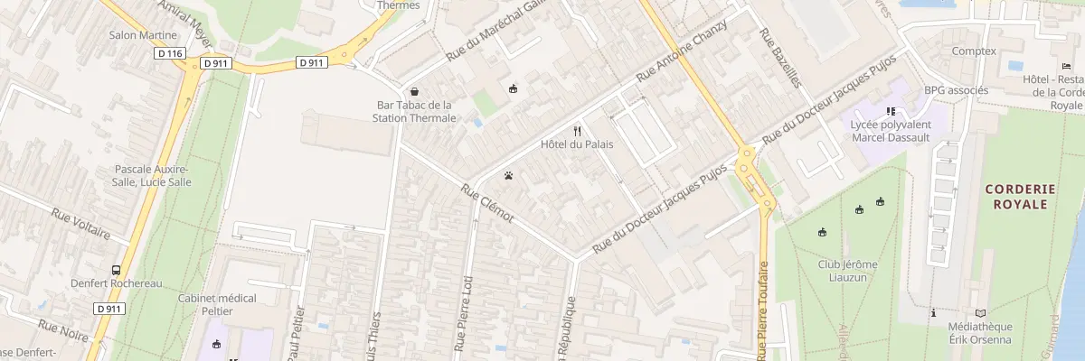 Plan du 42 Rue Chanzy à Rochefort