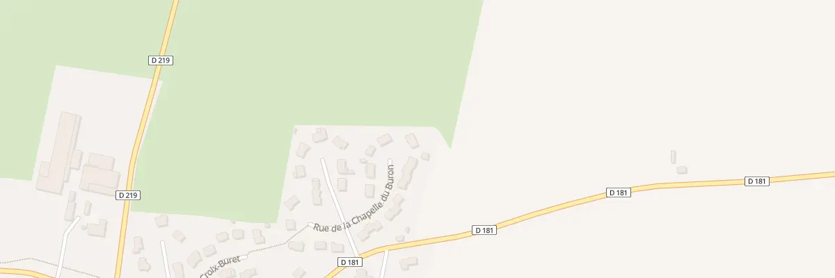 Plan du 11 Rue de la Chapelle du Buron à Segré-en-Anjou Bleu