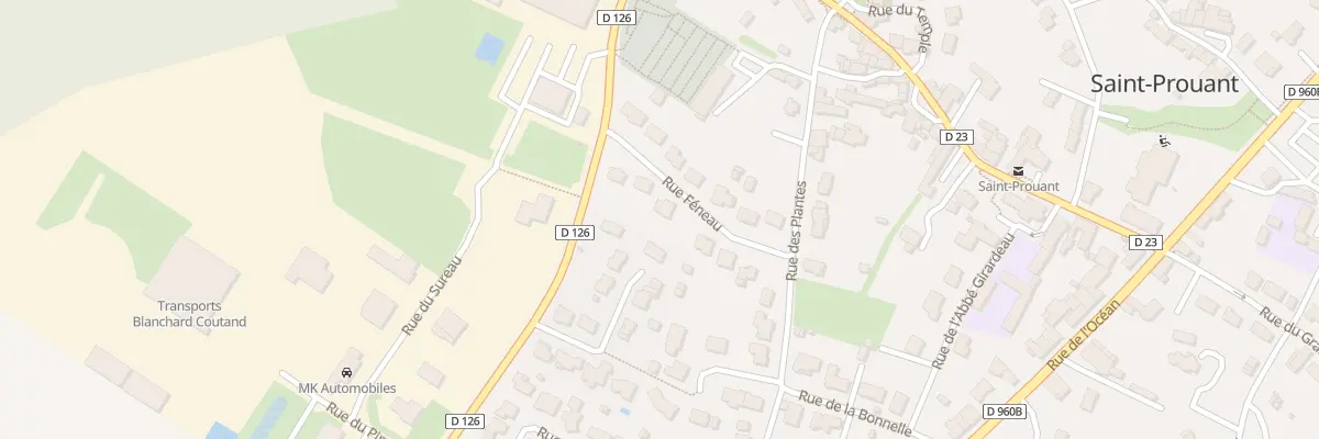 Plan du 7 Rue feneau à Saint-Prouant