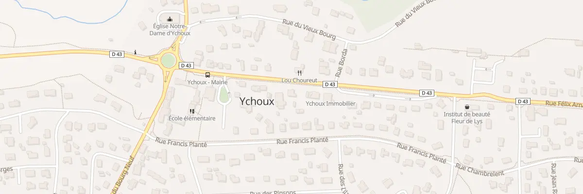Plan du 10 Rue Félix Arnaudin à Ychoux