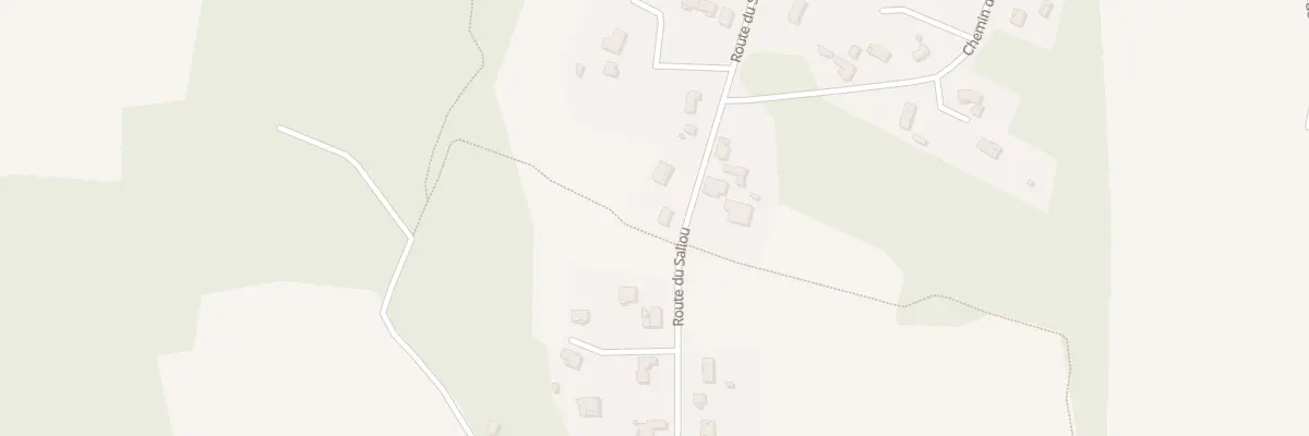 Plan du 305 Rte du Saliou à Misson
