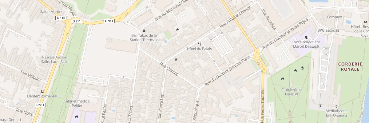 Plan du 44 Rue Chanzy à Rochefort
