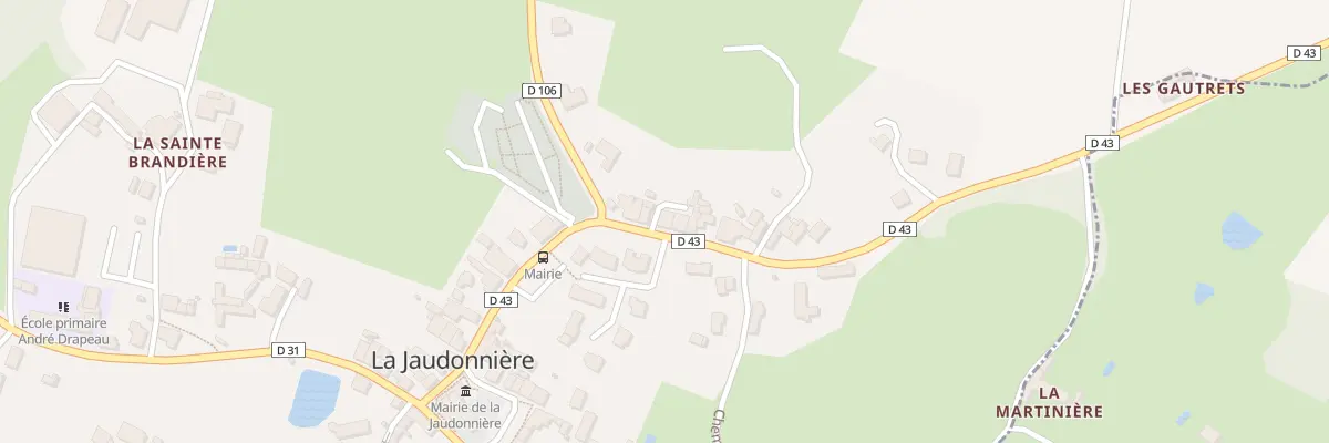 Plan du 7 Rte du Grand Mitteau à La Jaudonnière