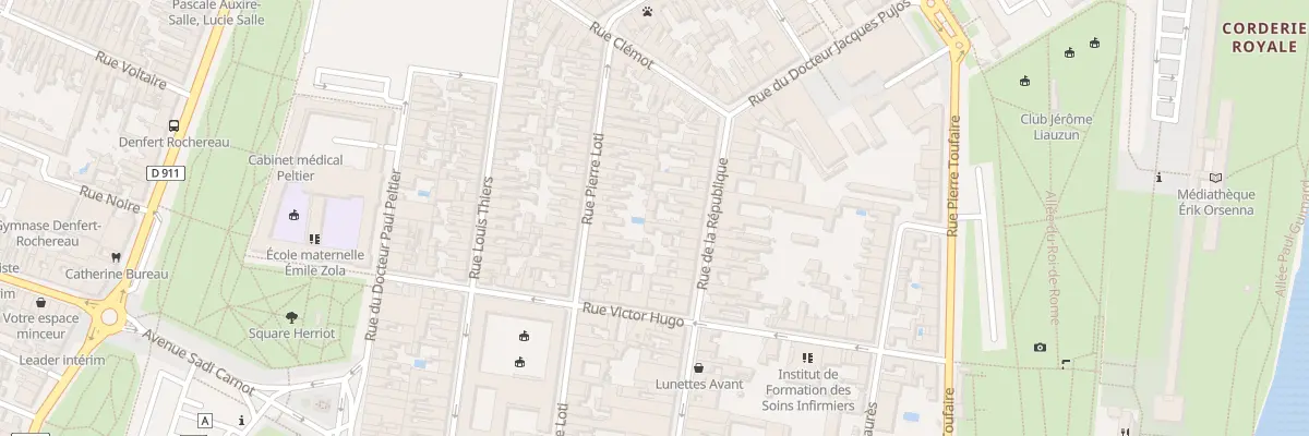 Plan du 67 Rue de la Republique à Rochefort