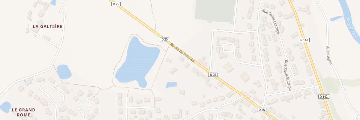 Plan du 5456 Rte de Rennes à Craon