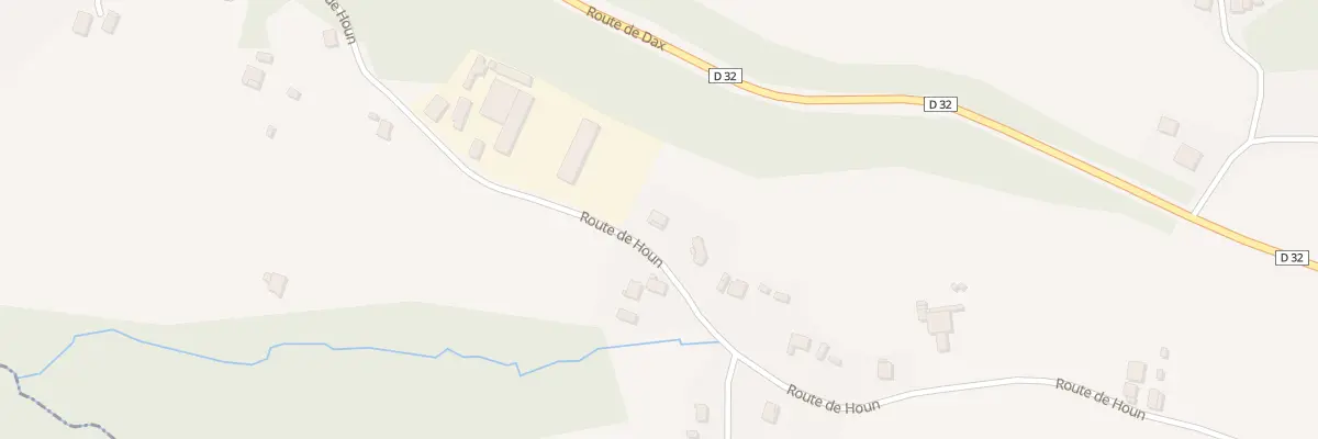 Plan du 880 Rte de la Houn à Hinx