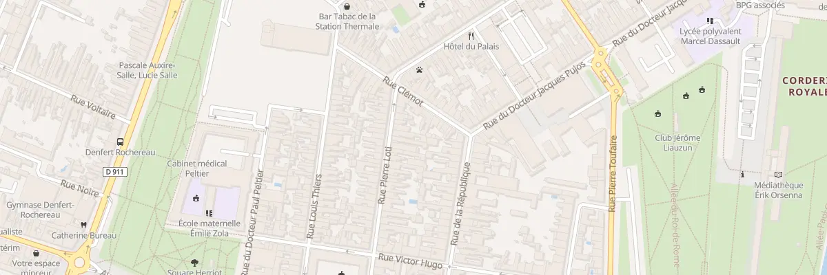 Plan du 64 Rue Pierre Loti à Rochefort