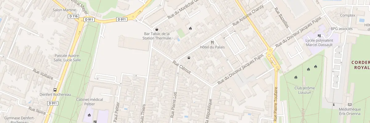 Plan du 50B Rue Chanzy à Rochefort