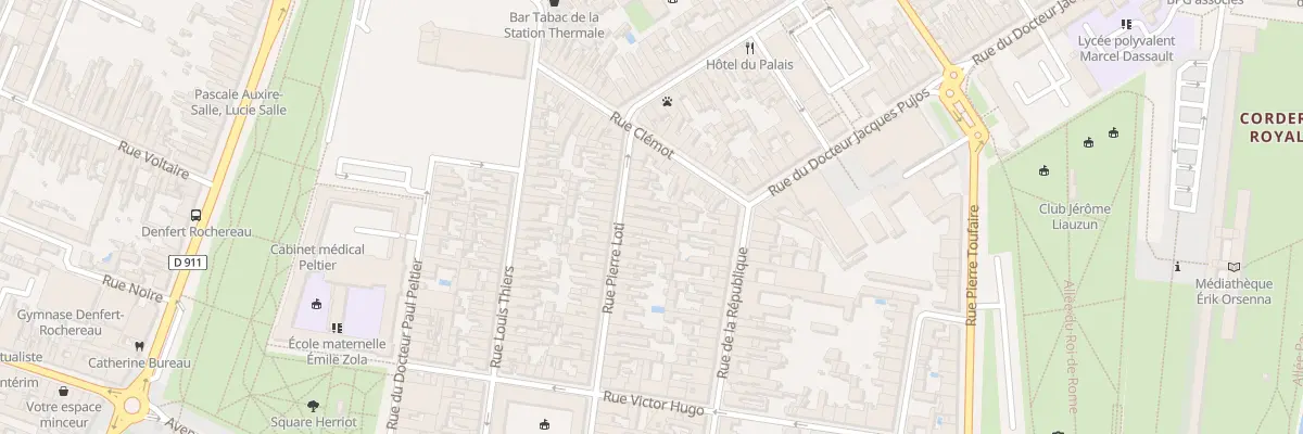Plan du 66 Rue Pierre Loti à Rochefort