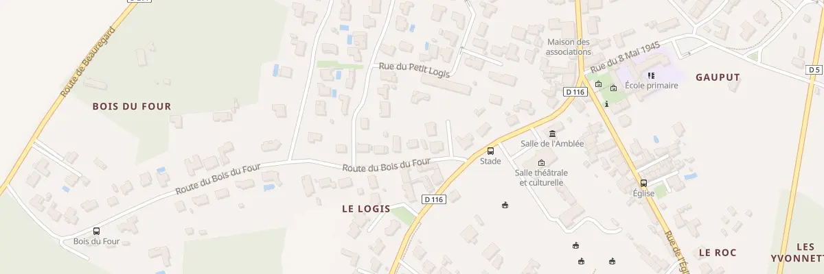 Plan du 3 Rte du Bois du Four à Breuil-Magné