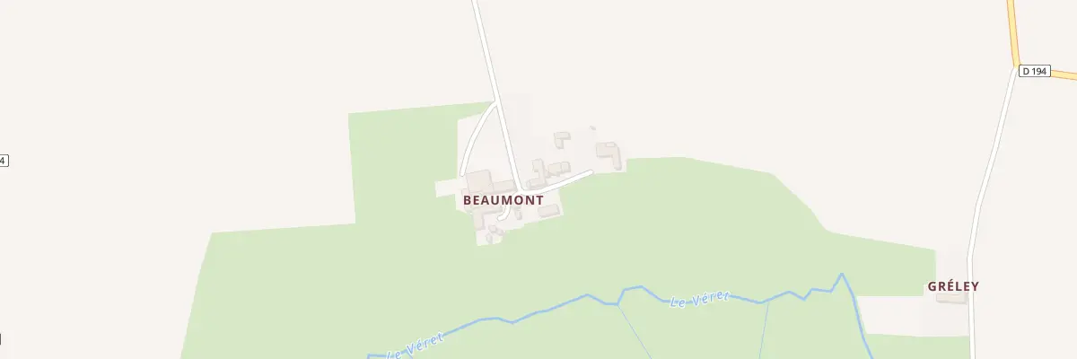 Plan du 5028 Beaumont à Englesqueville-la-Percée