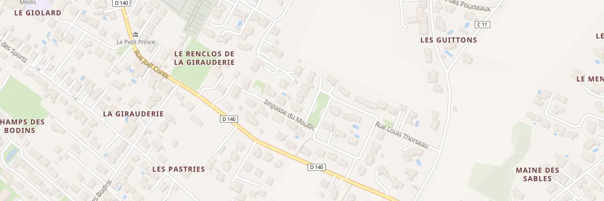Plan du 21 Rue Louis Thorseau à Médis