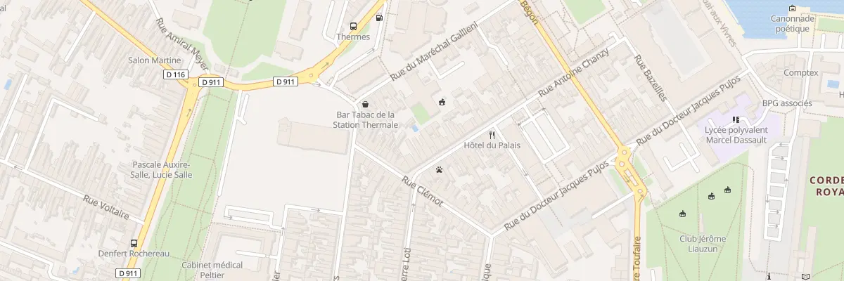 Plan du 55 Rue Chanzy à Rochefort