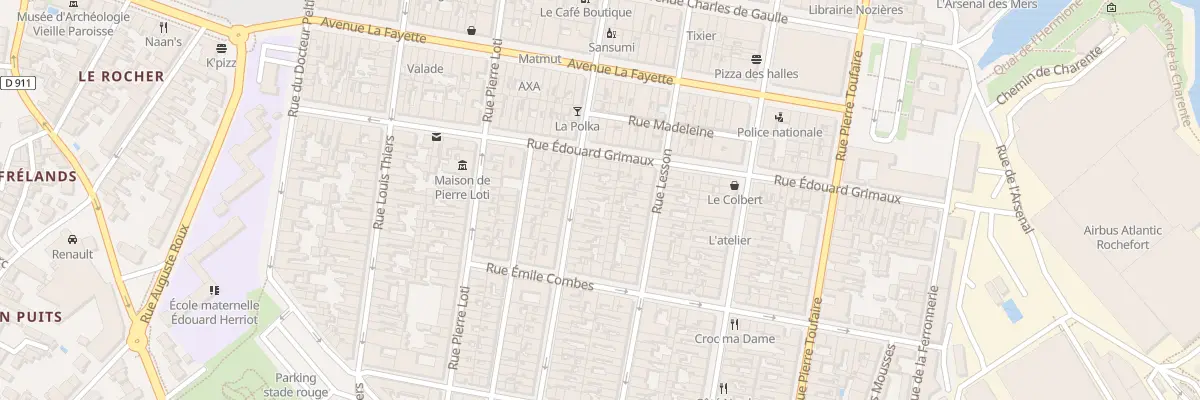 Plan du 110 Rue de la Republique à Rochefort