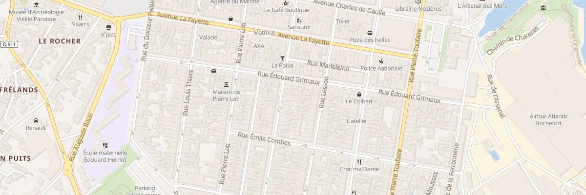 Plan du 108 Rue de la Republique à Rochefort
