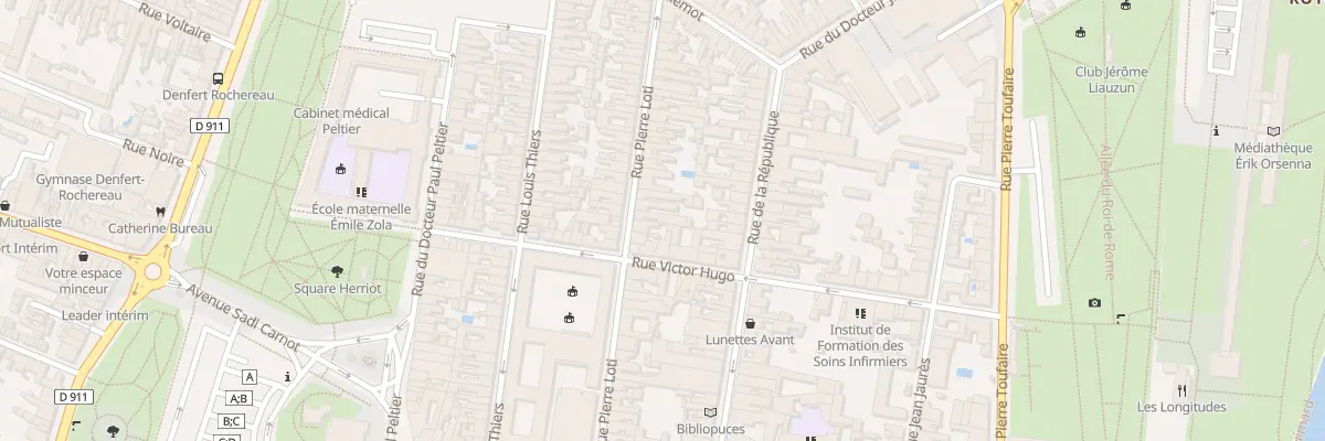 Plan du 96 Rue Pierre Loti à Rochefort