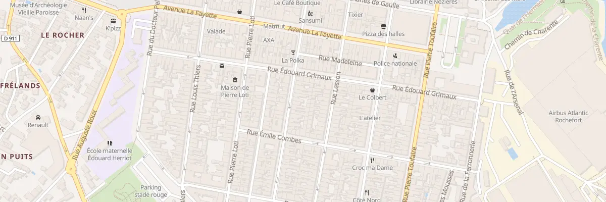 Plan du 112 Rue de la Republique à Rochefort