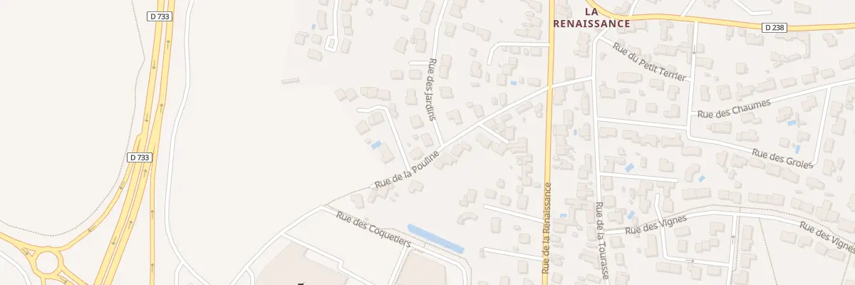 Plan du 1 Rue des Jardins à Échillais