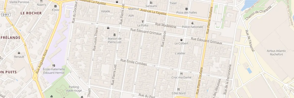 Plan du 116 Rue de la Republique à Rochefort