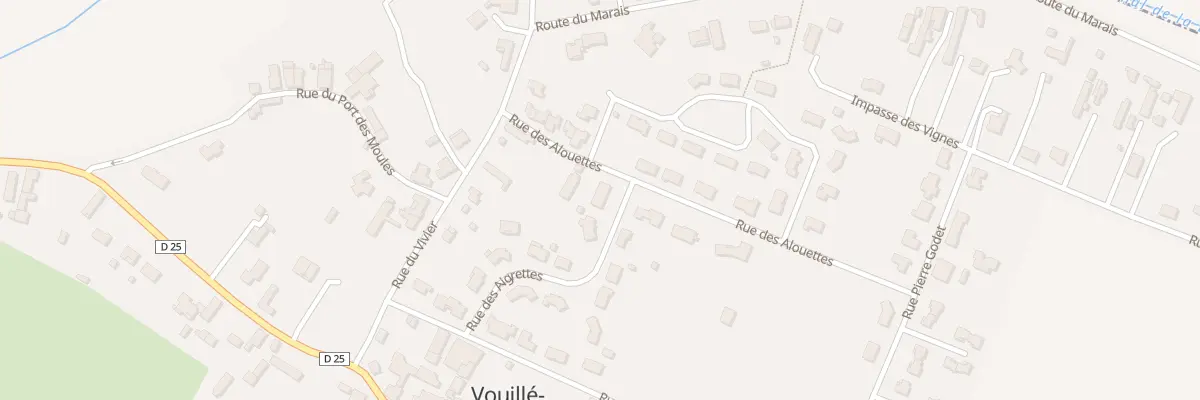 Plan du 13 Rue des aigrettes à Vouillé-les-Marais