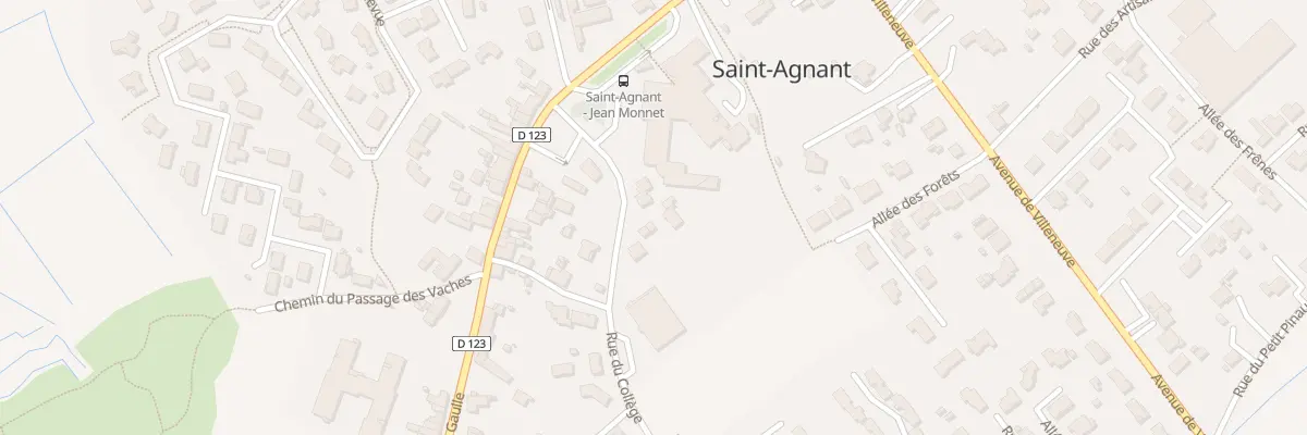 Plan du 7 Rue du Collège à Saint-Agnant