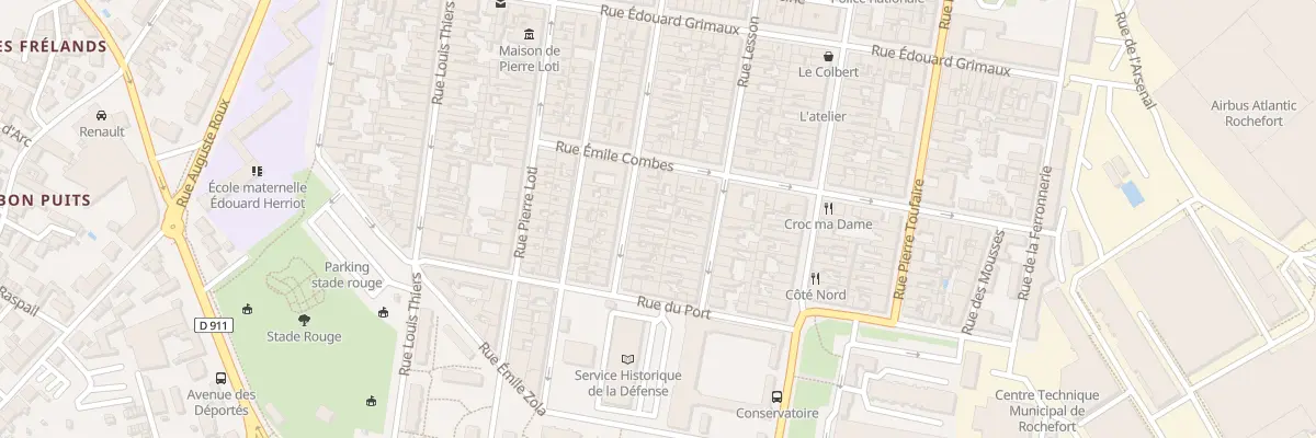 Plan du 136 Rue de la Republique à Rochefort