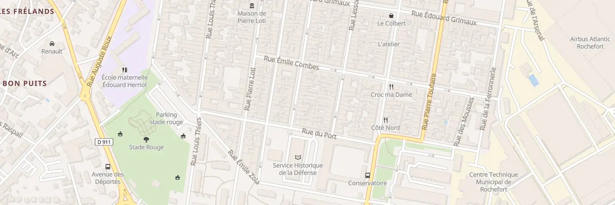 Plan du 142 Rue de la Republique à Rochefort