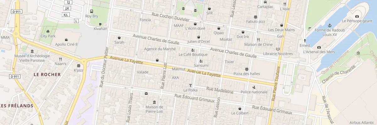Plan du 127B Rue de la Republique à Rochefort