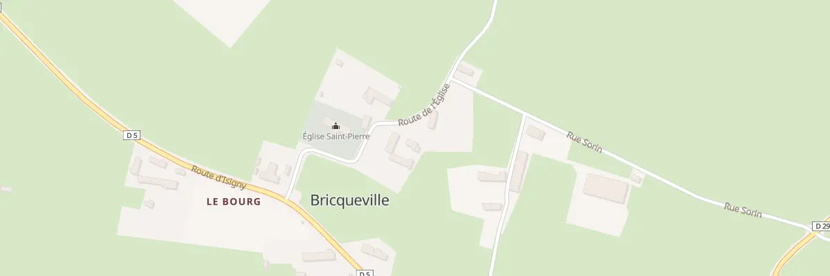Plan du 5090 L’Eglise à Bricqueville