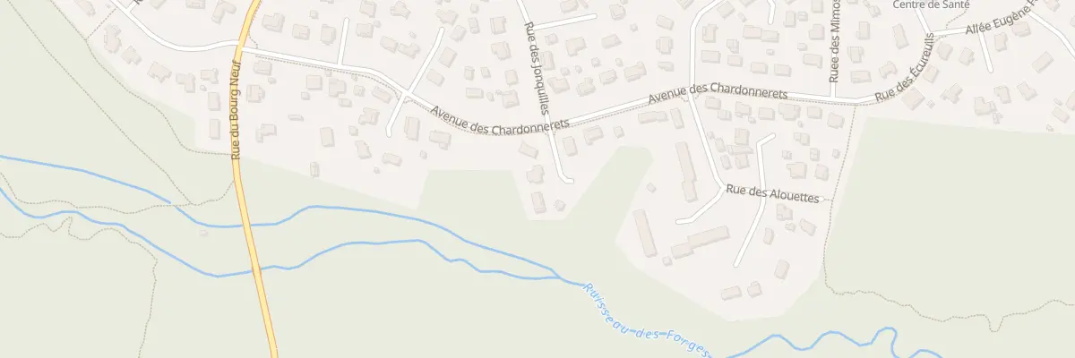 Plan du 2 Rue des Peupliers à Ychoux