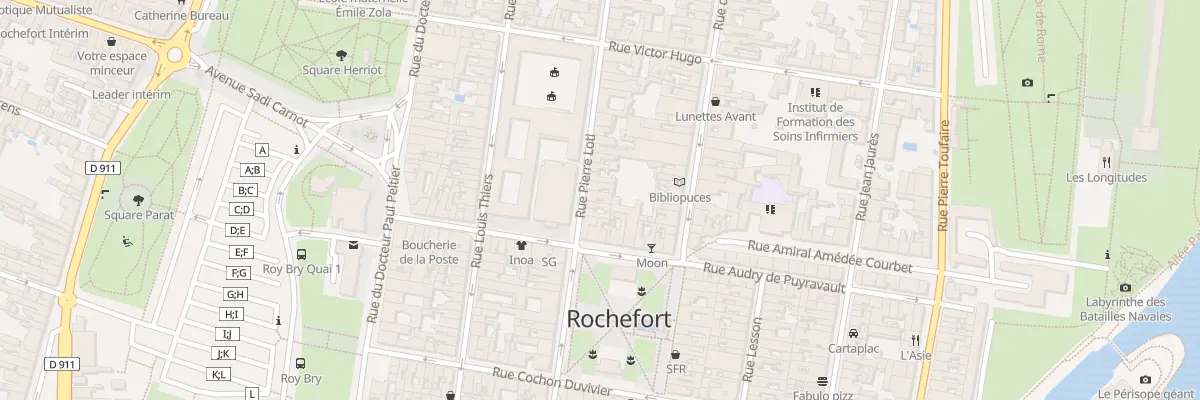 Plan du 128 Rue Pierre Loti à Rochefort