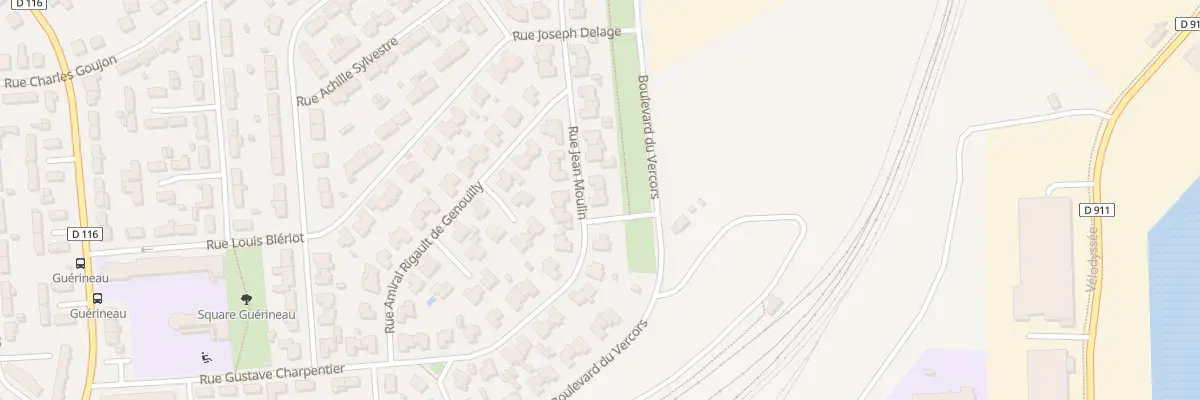Plan du 19 Rue Jean Moulin à Rochefort
