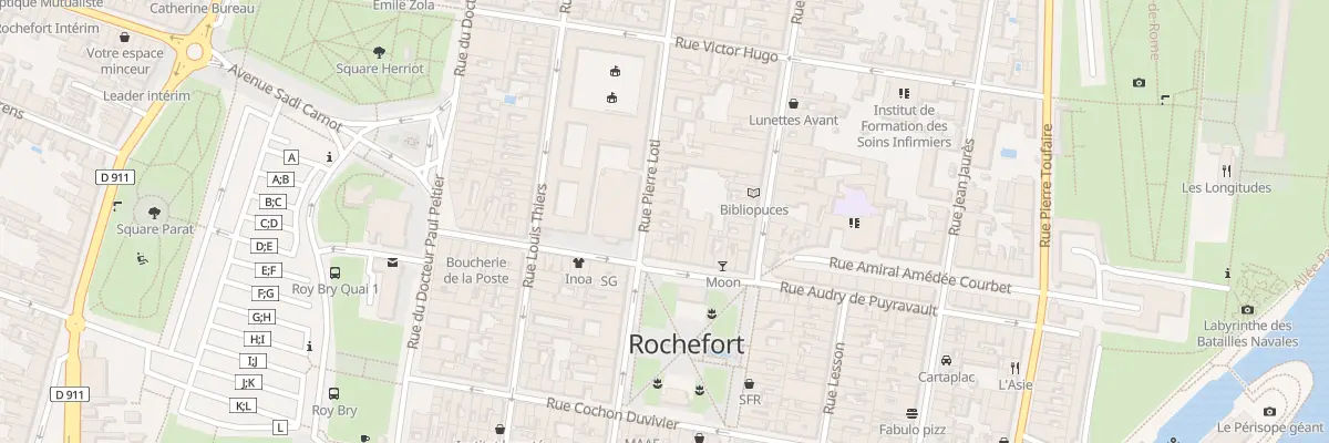 Plan du 130 Rue Pierre Loti à Rochefort