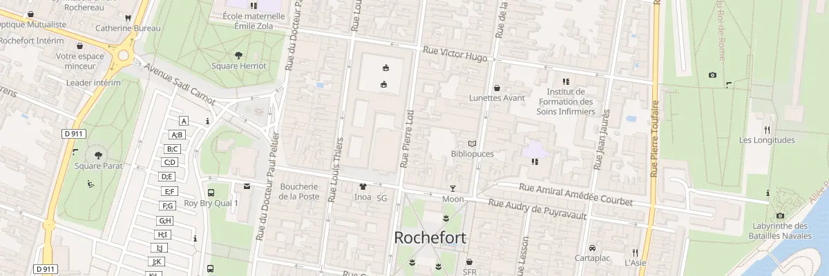 Plan du 124 Rue Pierre Loti à Rochefort