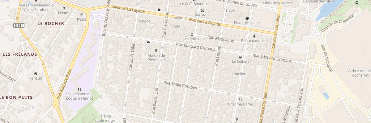 Plan du 143 Rue de la Republique à Rochefort