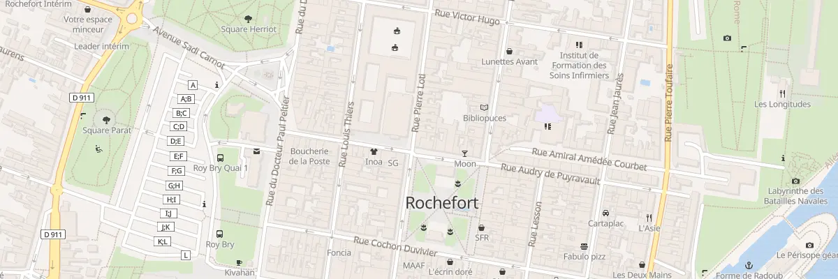 Plan du 134 Rue Pierre Loti à Rochefort