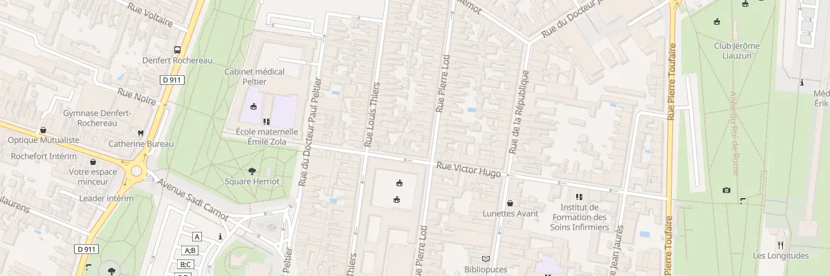 Plan du 107 Rue Pierre Loti à Rochefort