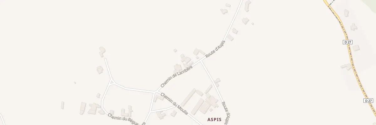 Plan du 2 Che Larribere à Athos-Aspis