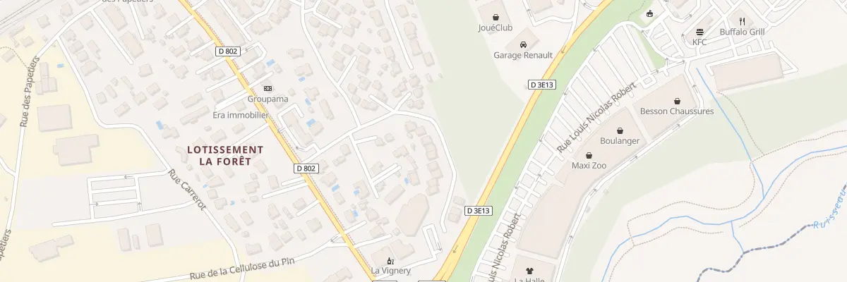 Plan du 61 Rue Jean Moulin à Biganos