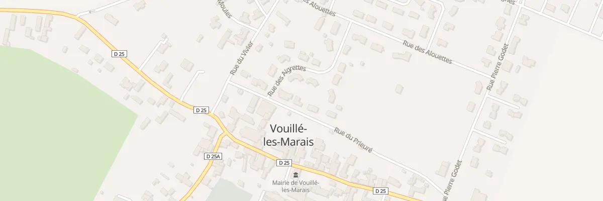 Plan du 12 Rue du prieuré à Vouillé-les-Marais